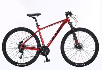 Велосипед 29 KMS PRO X2 24ск, рама 21, цвет красный/черн/черн