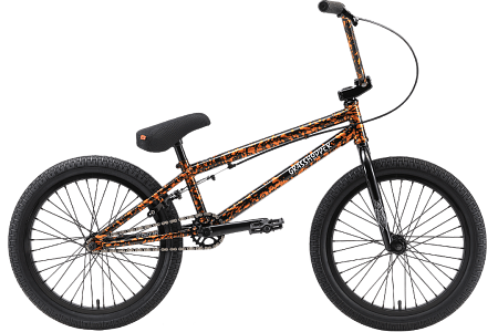 Велосипед BMX TechTeam Grasshoper оранжево-черный 2022