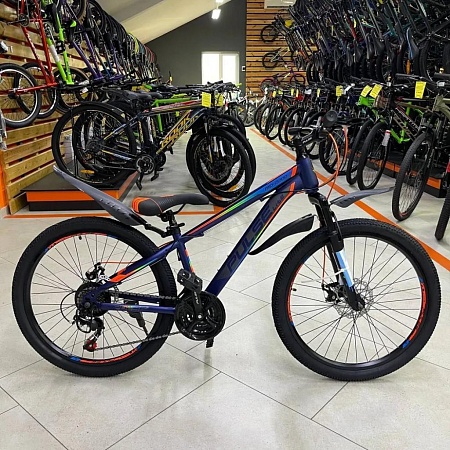 Велосипед 24 Pulse Lite MD-3000 темно-синий/оранжевый/синий
