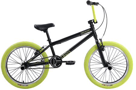 Велосипед BMX TechTeam Goof черный 2022