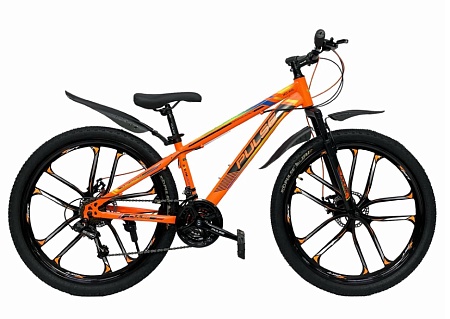 Велосипед 24 Pulse MD2011L оранжевый/желто/синий