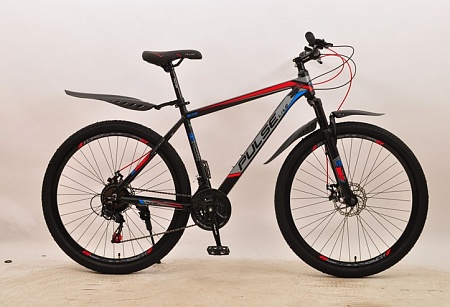 Велосипед Pulse Lite MD-5100 27.5&quot;, цвет черный\синий\красный