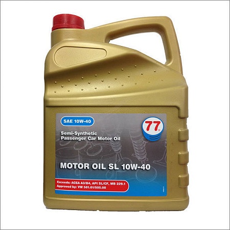 77 Lubricants MOTOR OIL SL 10w40 4л полусинтетическое моторное масло