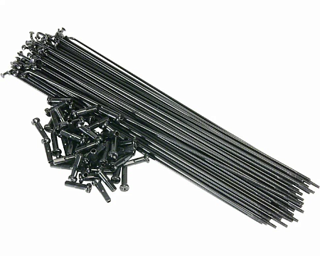 Спица стальная 248 мм (черная) комплект 40 шт